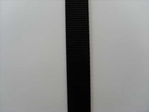 50 m Gurtband 30 mm Breite "Nylon" Farbe schwarz